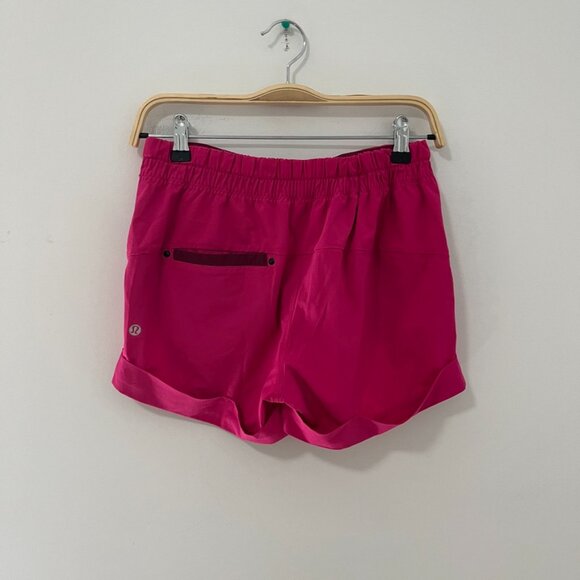 Lululemon Pink Workout Shorts Size 4 - Picture 3 of 4